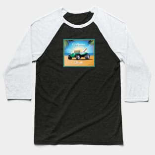 Manx Buggy on California Beach Baseball T-Shirt